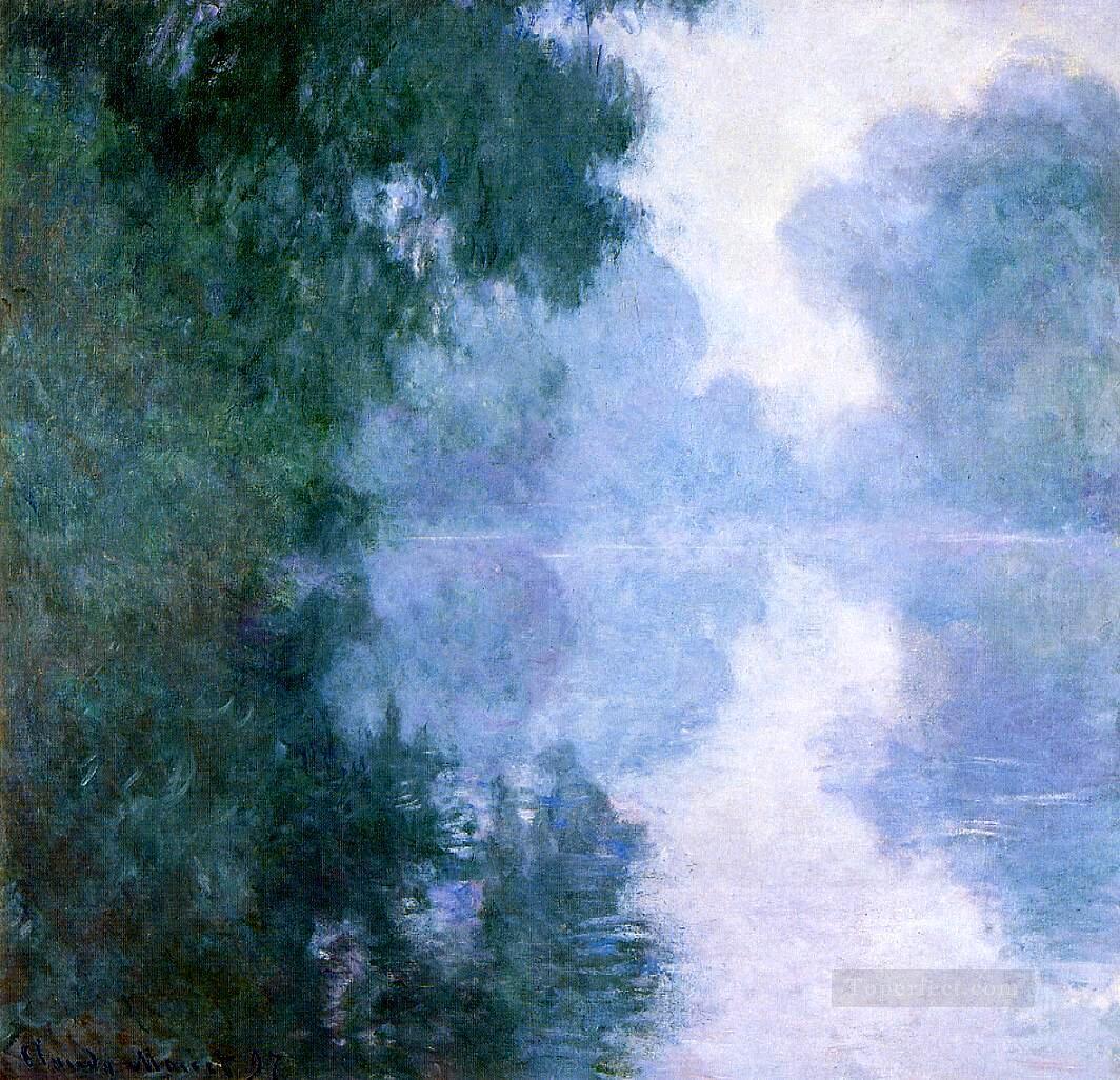 Arm of the Seine near Giverny in the Fog II Claude Monet Oil Paintings